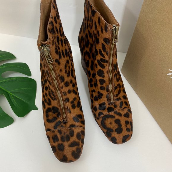 Madewell The Amalia Leopard Print Ankle Booties - Picture 5 of 10